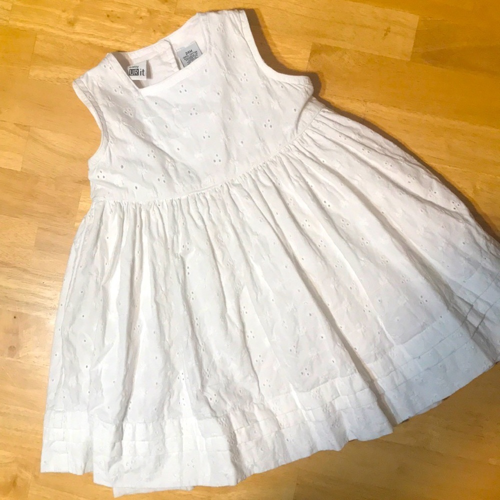 White Eyelet Dress